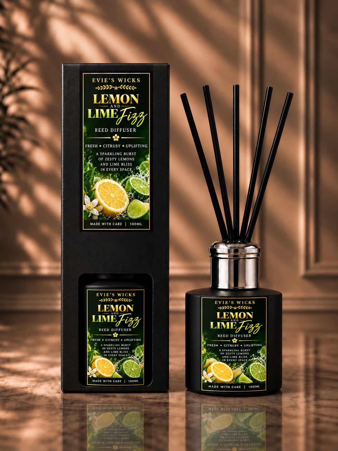 Lemon & Lime Fizz Reed Diffuser 100ml
