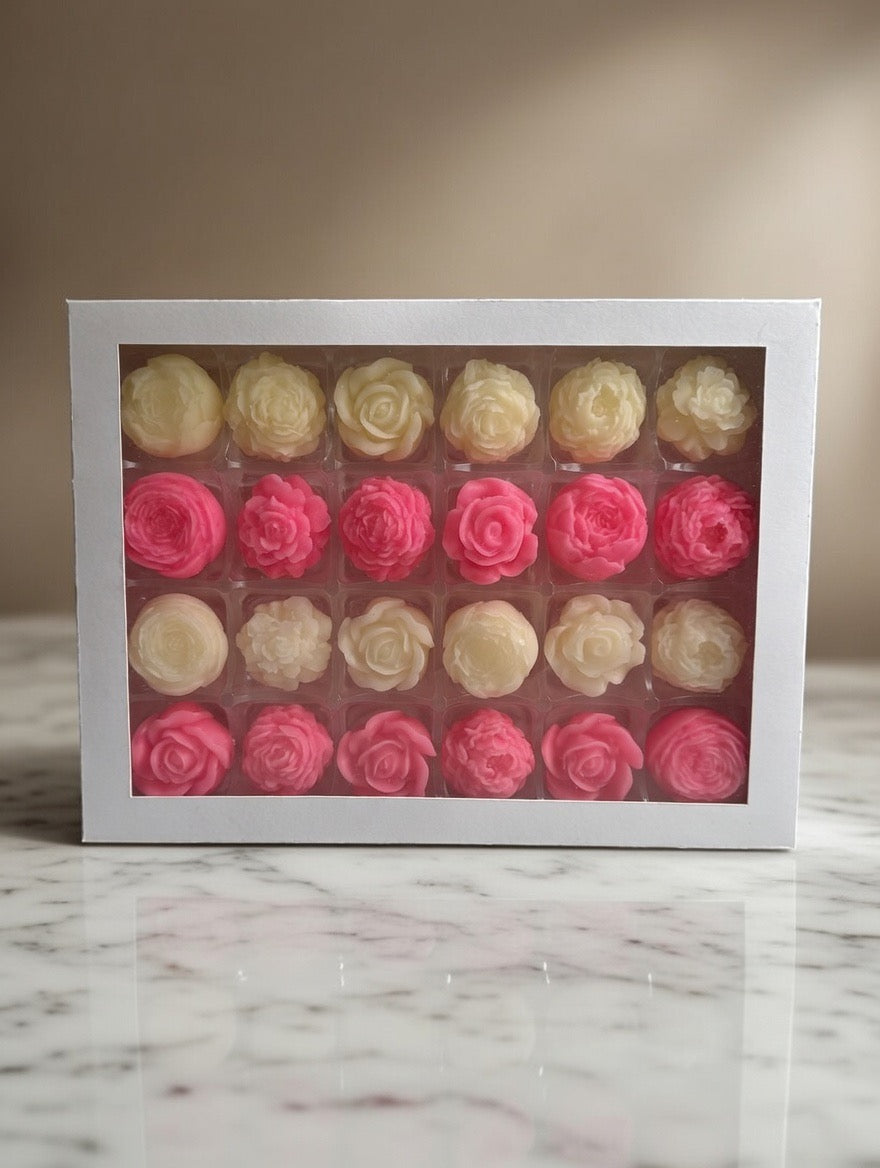 24 perfume inspired wax melts gift box