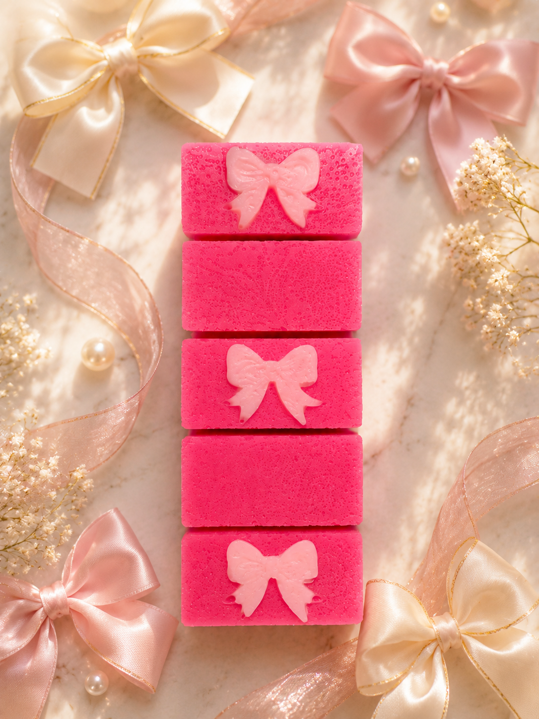 Blush Bow Snap Bar