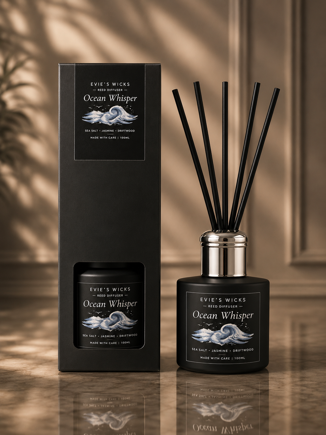Ocean Whisper Reed Diffuser 100ml