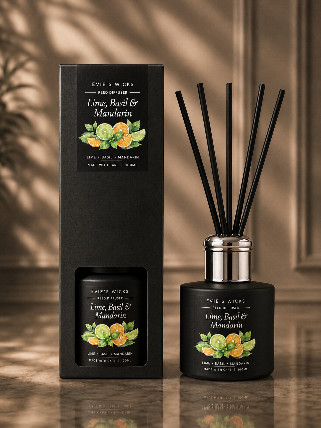 Lime, Basil & Mandarin Reed Diffuser