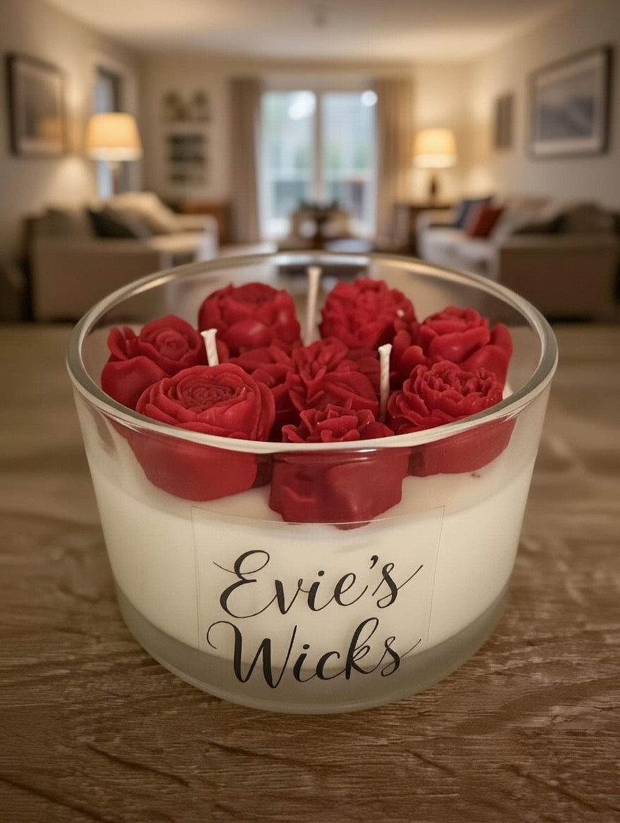Large 3 wick soy candle with gift box