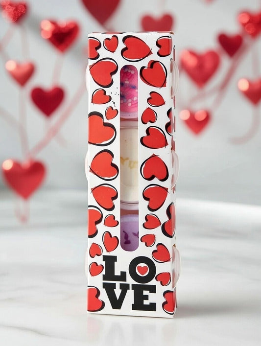 3 x 50g pots in decorative sleeve