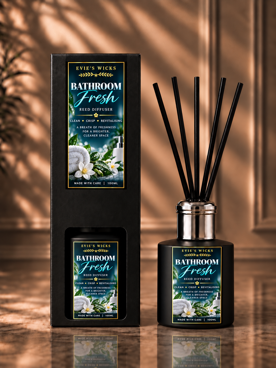 Bathroom Fresh Reed Diffuser 100mls