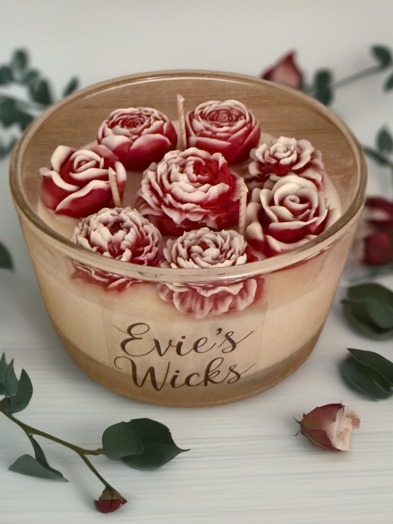 Large 3 wick soy candle with gift box