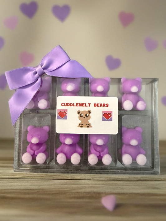 Cuddlemelt bears wax melts