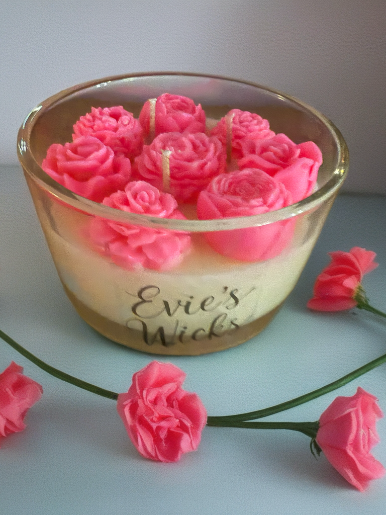 Large 3 wick soy candle with gift box
