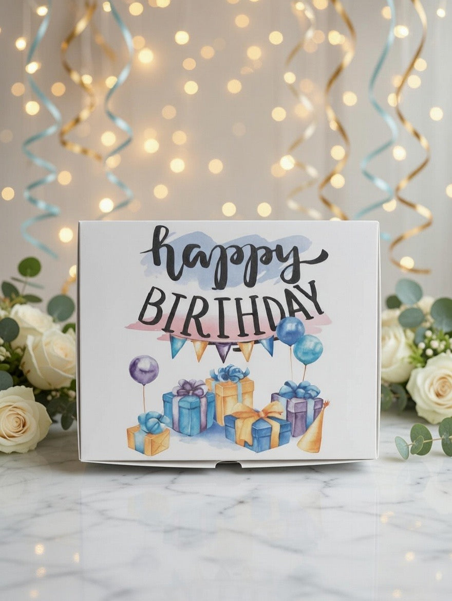 Happy Birthday gift box - 12 melts.