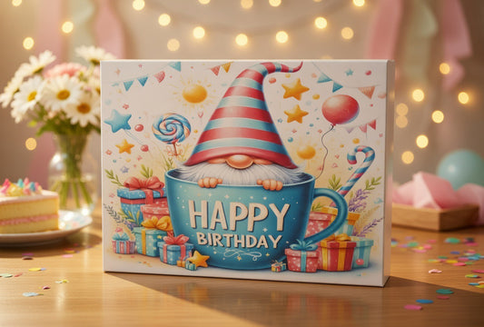 Gonk Happy Birthday gift box - 12 melts.