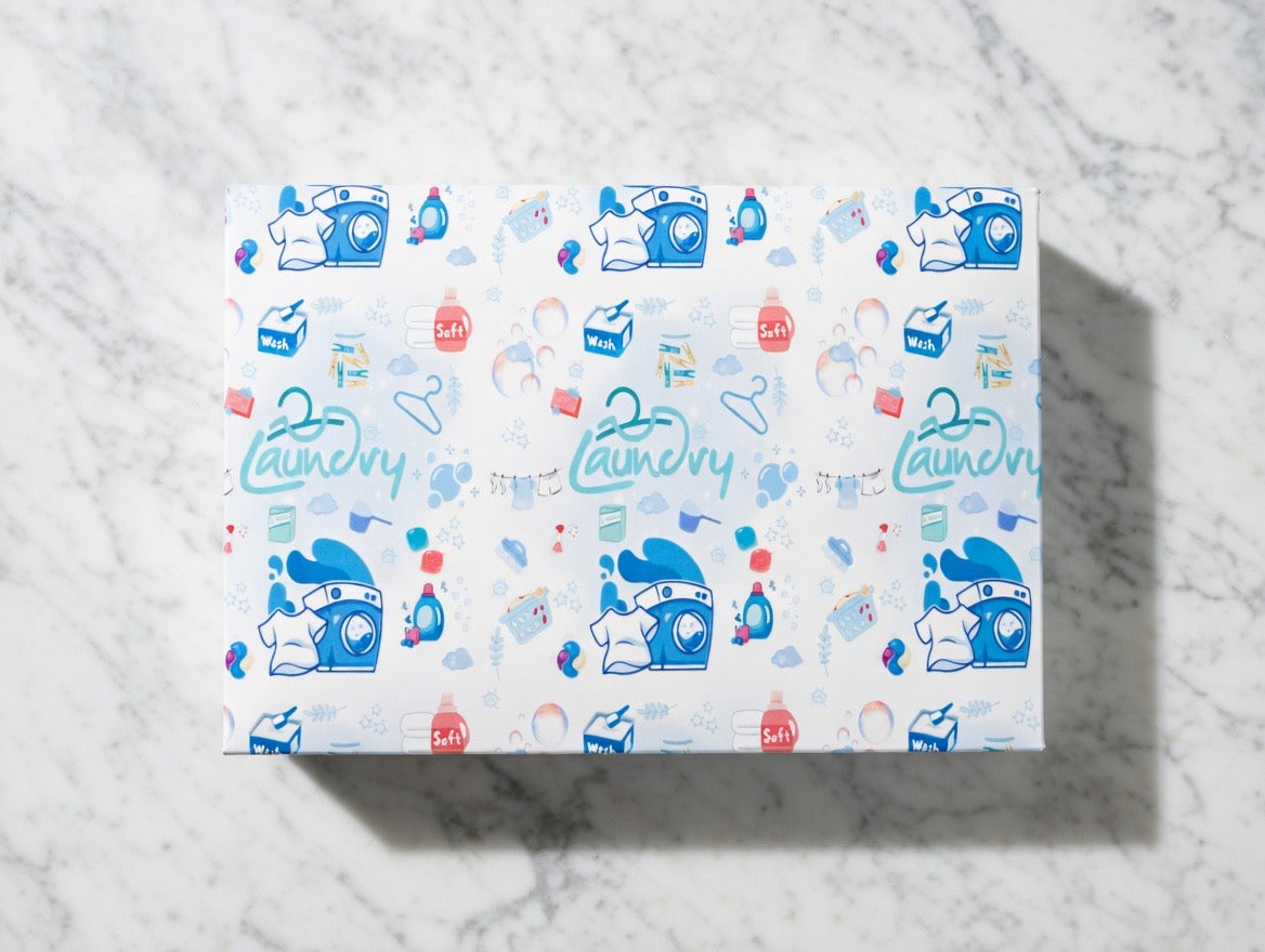 The Laundry Collection wax melt gift box - writing