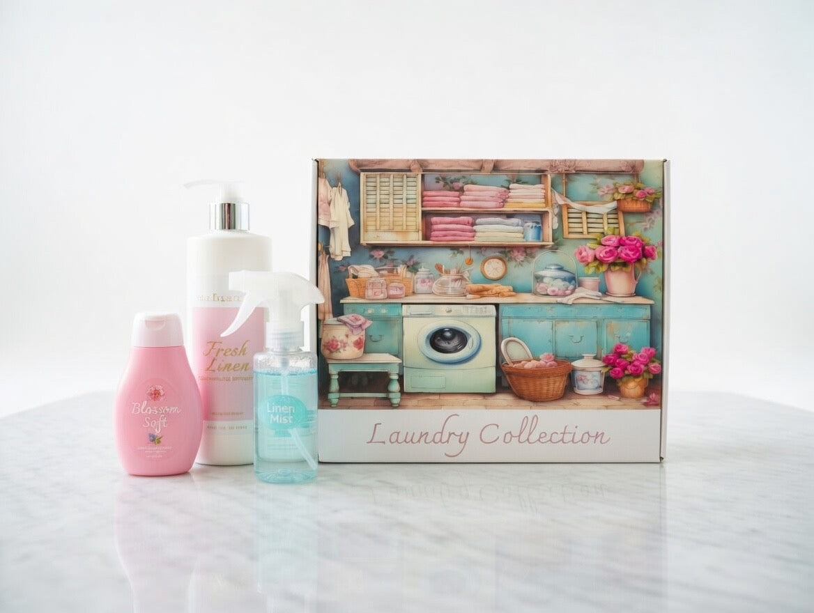 The Laundry Collection wax melt gift box - washing machine