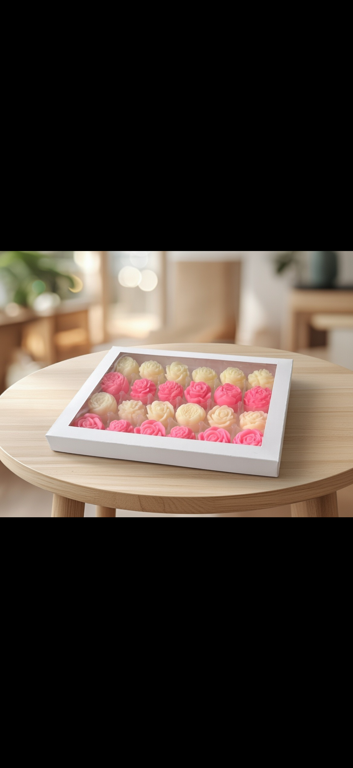 24 wax melt flowers wax melt gift box.