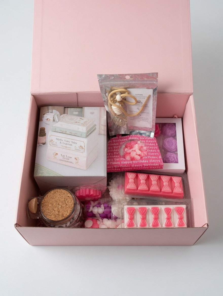 Birthday boxes with burner