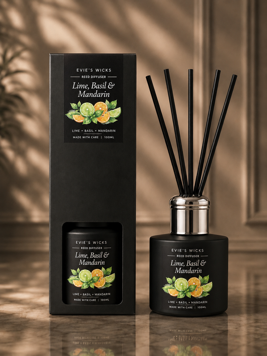 Lime, Basil & Mandarin Reed Diffuser