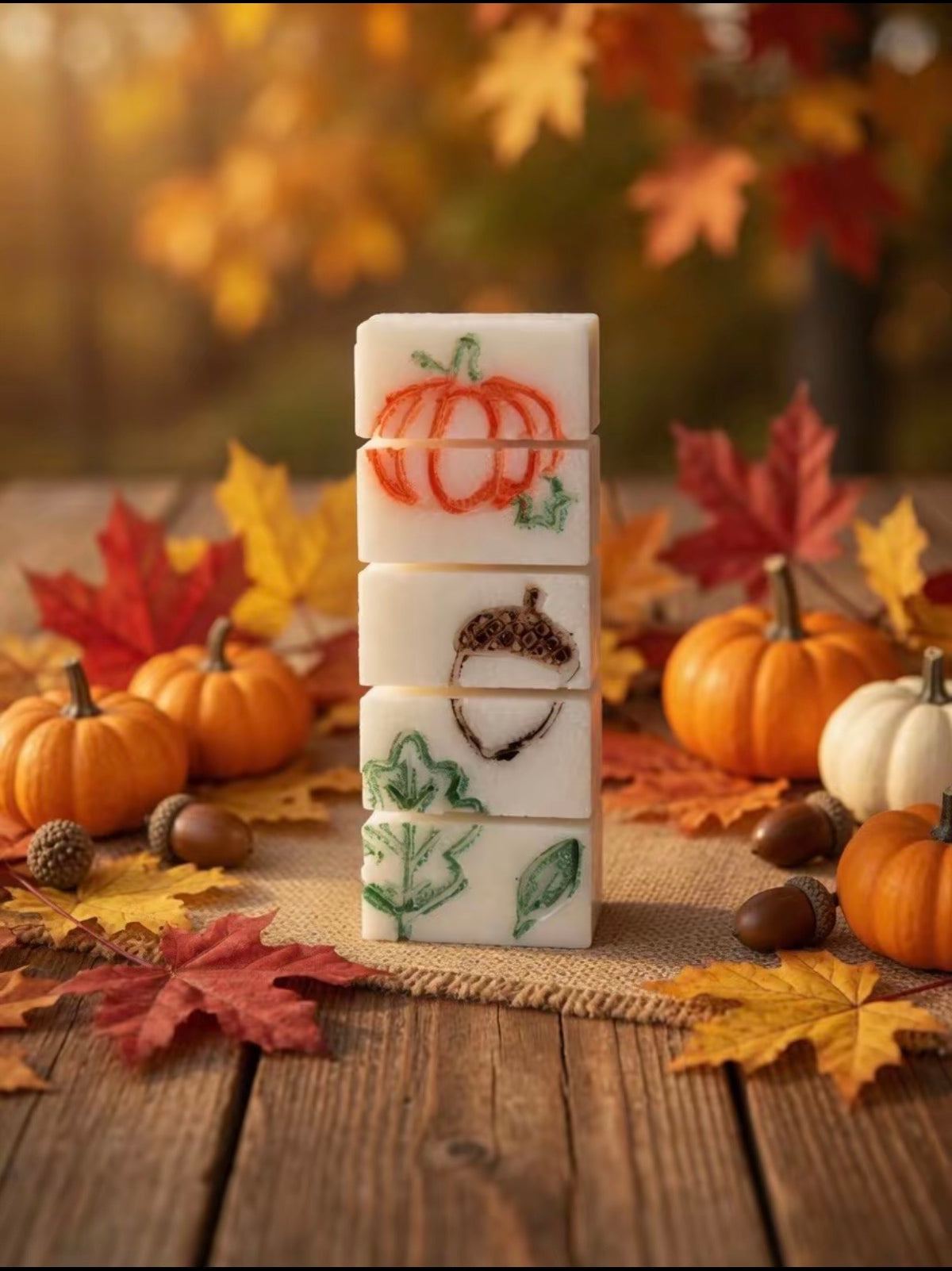 Autumn pumpkin snap bar